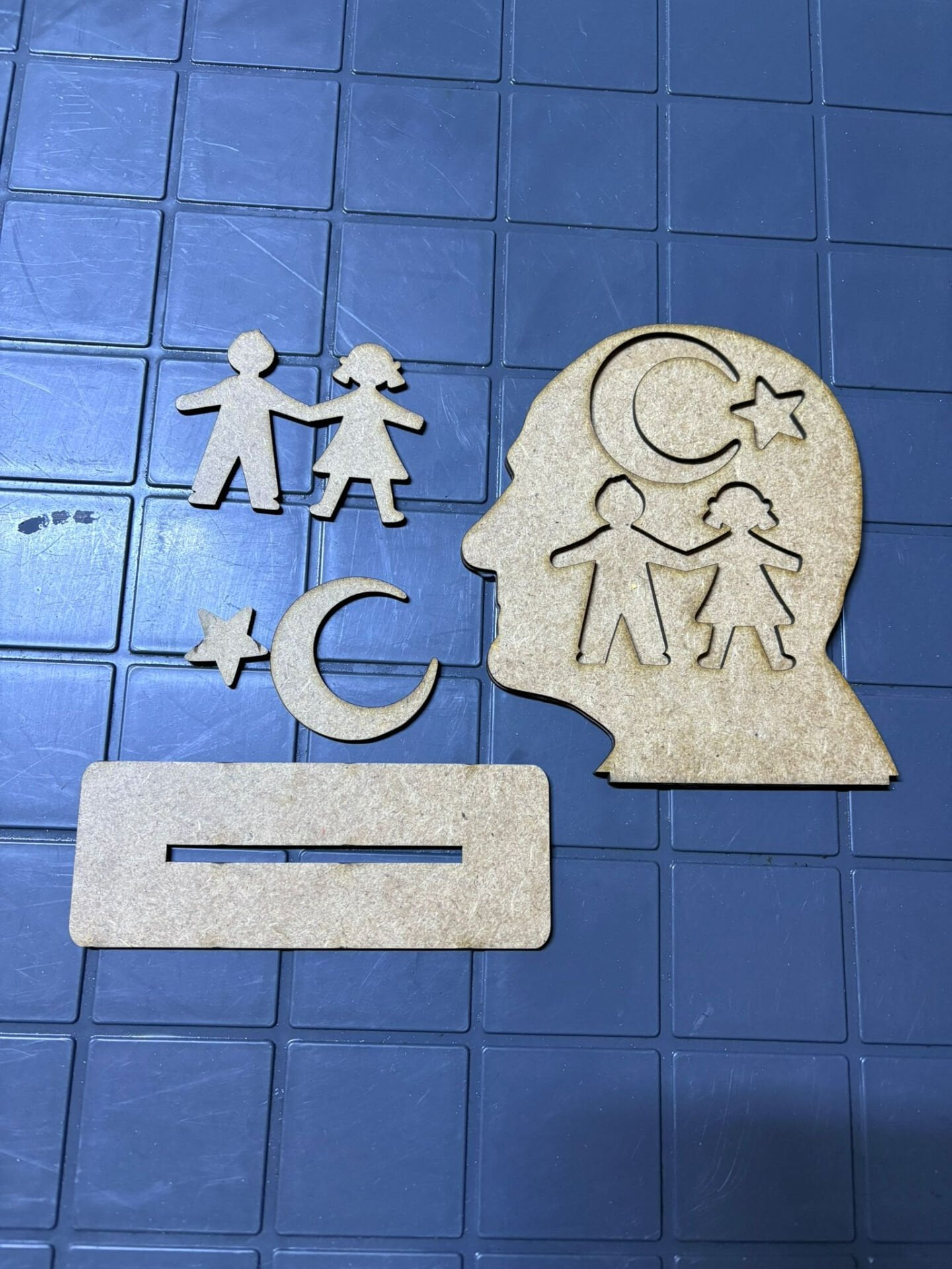 Çocuklar İçin Ahşap Boyama MTak Tak Çıkar Seti