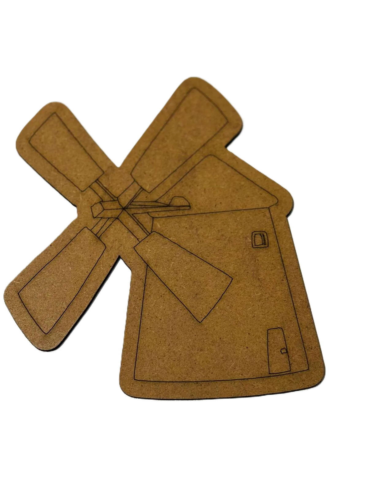 Ahşap Boyama Seti Yel Değirmeni Ahşap Boyama Objesi